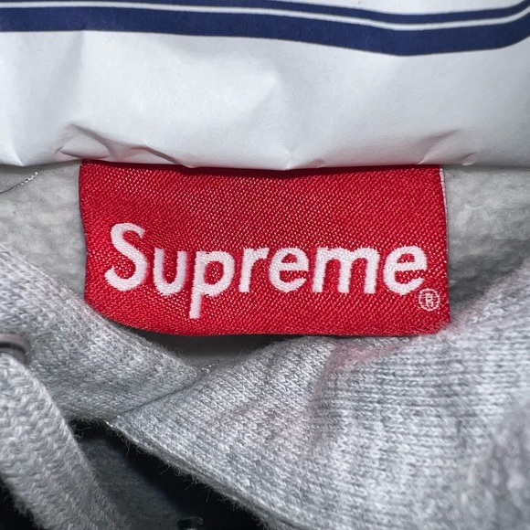 FW21 Supreme Rhinestone Hooded Sweatshirt Size Large - Picture 6 of 11